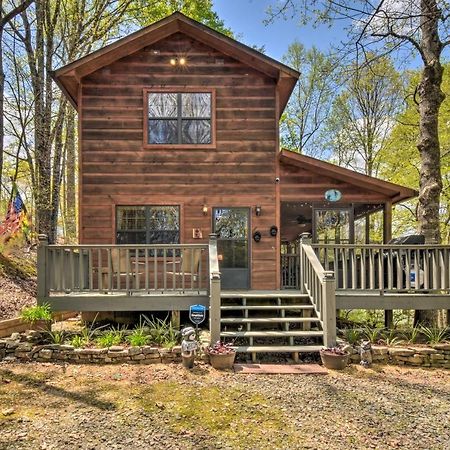 Cozy Hiawassee Cabin With Fire Pit And Mtn Views! Exterior photo